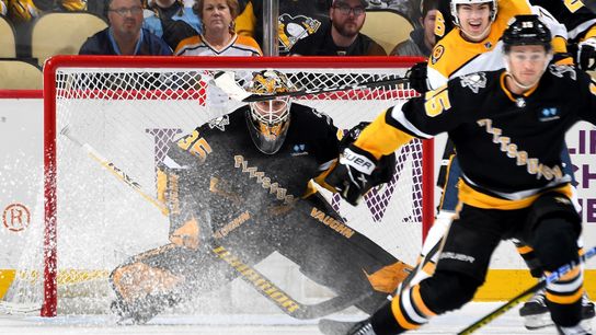 Jarry 'really sharp' in 28-save shutout of Predators taken at PPG Paints Arena (Penguins)